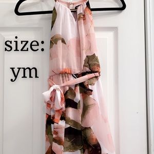 Long, floral jumpsuit